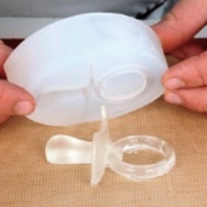 3D Baby Baby Soother Silicon Soother, 6 x 7.5 x H 2.8 cm - Img 2