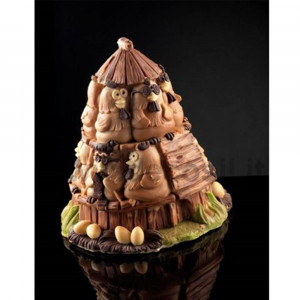 3D Clopot Shape Silicone Mould - Chicken Co-op, Ø 16 x H 17.5 cm - Img 4