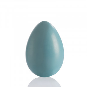 3D csokoládéforma, polikarbonát, mágnesekkel, tojás Ø 10,4 x H 15 cm, 230 g