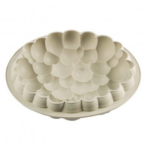 3D Silicon Cake Tin 3D Bubbles Ø 22 x H 5.5 cm, 1600 ml - Img 4