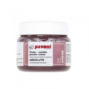 ABSOLUTE vízoldható ételfesték por, rózsaszín, E171 nélkül, 50 gr