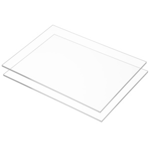 Átlátszó plexi tálca, 16,5 x 16,5 x H 0,2 cm - Img 3