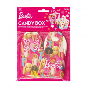 Barbie Party Boxes, Waterproof Cardboard, 7 x 7 x H 8 cm, 6 pcs - Img 2