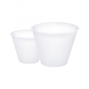 Baze Oua csokoládétojás 500 gr, szatén műanyag, Ø12.8xH10.4cm, 5 darabos készlet