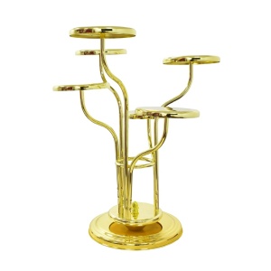 Cake stand 6 gold cake plates - Img 1