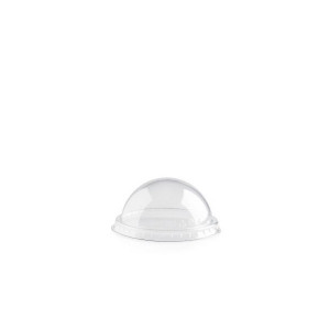 Capace Reutilizabile Dome pentru Pahare Beppino, Transparent, Ø 10.5 x H 4.4 cm, Set 50 buc