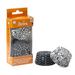 Chese L Halloween papír, Ø 5 x H 3,2 cm, 36 db