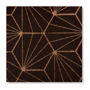 Chocolate Decor - Squares geometric pattern 2.8 x 2.8 cm, 240 pieces - Img 1