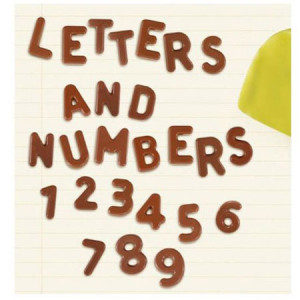Chocolate Decorations - Alphabets and Digits - Img 2