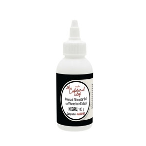 Colorant Alimentar Gel, Negru 100 gr