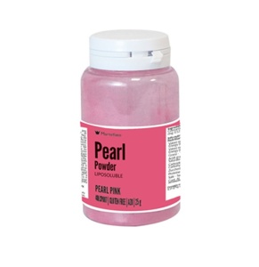 Colorant Alimentar Liposolubil Pudra Perlata, Roz fara E171, 25 gr - Azo