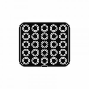 Cookmatic szerszám Cookmatic Model 00 szerszám, Ø 3,5 - 5,5 x H 1,6 cm, 25 üreggel - Img 2