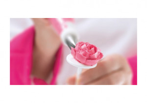 Cuie Plastic Flower Shaping Plate, R 4 / 5.5 / 6.5 cm, Set 3 pcs - Img 2