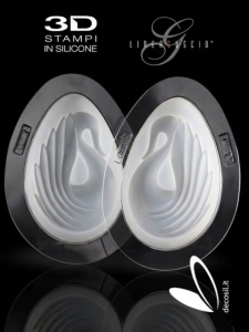 Cygnus Medium Egg Silicone Mould, Ø 12.5 x H 18 cm - Img 2
