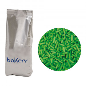 Decor Green Sugar Sticks, 1 kg - Img 1