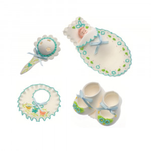 Decor Sugar - Baby Baby Boy R 6 - 11 cm, 4 minta, 4 db - Img 2