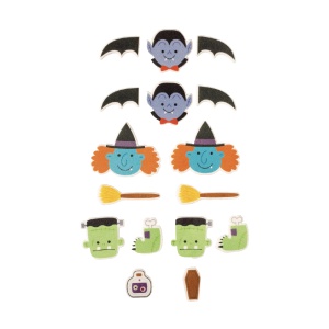 Decor Zahar - Mix Tematic Halloween Ø 1.5-5 x H 2-4 cm, 16 buc