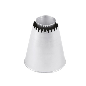 Dui / Sprit Inox nyitott rozetta, csúcsátmérő 3,1 cm, átmérő 5,5 x magasság 6 cm