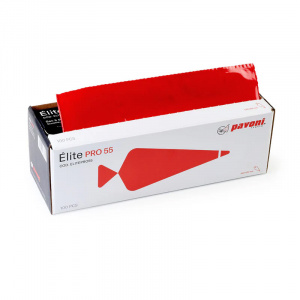 Egyszer használatos Posuri piros, H 55 cm, 80 mikron, készlet 100 db - Img 3