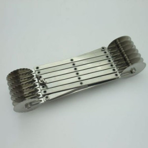 Extendable Stainless Steel Knife with Circular Blades, 7 Smooth and 7 Scalloped - Img 4