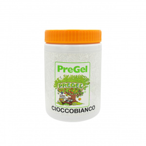 Fagylalt/kávé ízű paszta, fehér csokoládé pregél, 1,1 kg