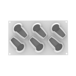 Forma Silicon Baba 9 x 6.2 x H 5.5 cm, 6 cavitati x 145 ml + decupator - Img 4