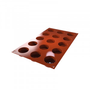 Forma Silicon Cilindru Decor Maur Ø 4 x H 1.6 cm, 15 cavitati, 19 ml (SF378) - Img 4