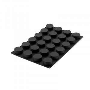Forma Silicon Cilindru Monoportii Ø 7 x H 3.5 cm, 24 cavitati, 113 ml (SQ060) - Img 2