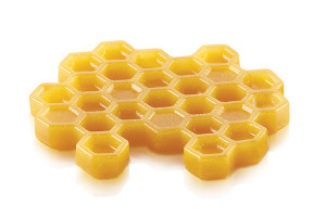 Forma Silicon Decor Top/Insertie, Fagure Ø 7.5 x H 0.8 cm, 6 cavitati (MIEL 18) - Img 3