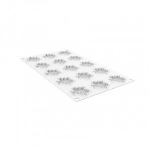 Forma Silicon Decor Top/Insertie Flora Ø 4.5 x H 0.72 cm, 15 cavitati, 7 ml - Img 3