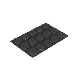 Forma Silicon Disc Monoportii Ø 10 x H 2 cm, 15 cavitati, 155 ml (SQ074) - Img 2