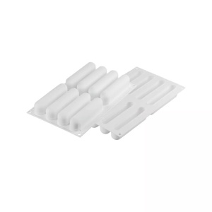 Forma Silicon Ecler 13.5 x 2.8 x H 3.7 cm, 8 cavitati + decupator + 10 tavite, 120 ml - Img 5