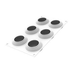 Forma Silicon Sara 7.4 x 7.5 x H 3 cm, 6 cavitati x 100 ml - Img 2