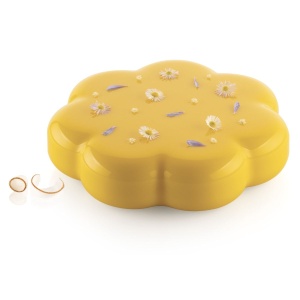 Forma Silicon Tort Happy Spring Ø 20 x H 4.5 cm + 2 Placi Termoformate Decor, 1250 ml