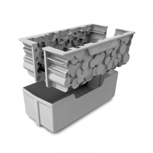 Forma Silicon Trunchi 3D Woody 24 x 10 x H 8.2 cm, 1100 ml - Img 2