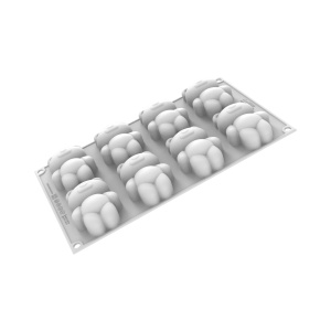 Forma Silicon Ursuletul Teddy Bear 7.9 x 5.6 x H 2.7 cm, 8 cavitati x 68 ml - Img 3
