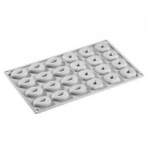 Gourmand szilikon Gourmand ovális 4 x 2,8 x H 1 cm / négyzet 3,1 x 3,1 x H 1 cm, 24 üreggel - Img 2