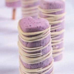 * Ice Cream on Stick Gelato Flex Heart - Set of 24 Plastic Moulds - Img 2