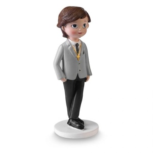 Inedible figurine Boy First Communion H 16 cm - Img 3