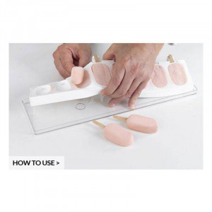 Inghetata Classic Mini - Set of 2 moulds 16 cavities 6.9 x 3.8 x H 1.8 cm - Img 6
