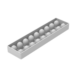 Lemon/Citrus, Ø 3 x H 3.5 cm – Monoportii silicone mould, 18 cavities x 17 ml - Img 3