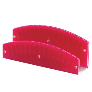 LolliPops/CakePops holder, 30 Products, Fuchsia Plexiglas, 29.5 x 7 x H 12.5 cm - Img 1