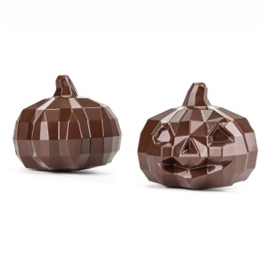 Matrita 3D Ciocolata, Plastic Rigid, Model Dovleac Halloween, 9 x 8.9 x H 7.75 cm, 120 gr - Img 2