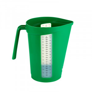 Méretezett bögre zöld, 2L - Vikan