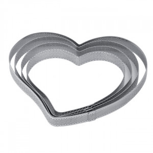 Microperforated Heart Pie Frame, 20.5x19.1xH2cm - Img 1