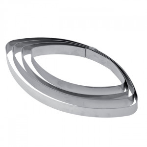 Mikroperforált keret Tarte Elipsa, 27x14.5xH2cm