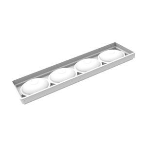 Modern Pebble Cake Kit Ø 8 x H 3,5 cm, 1 szilikon forma 4 üreggel + Tritan forma, 120 ml - Img 3