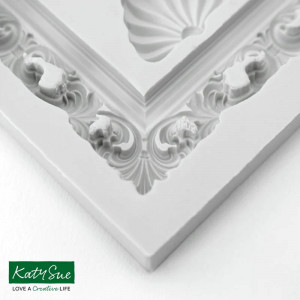Moulding Silicon Decor / Baroque Branch 9 x 9 cm - Img 2