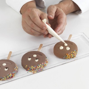 Mr Funny Silicone Ice Cream mould, 2 silicone moulds x 4 cav. Ø 8.3 x H 2.25 cm, 100 ml, 50 sticks - Img 6