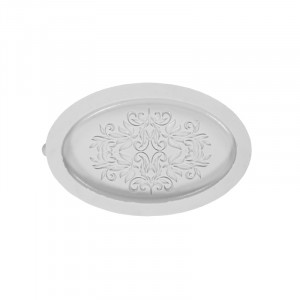 Mulaj Silicon Medalion Clasic Oval 6.8 x 4 cm - Img 2
